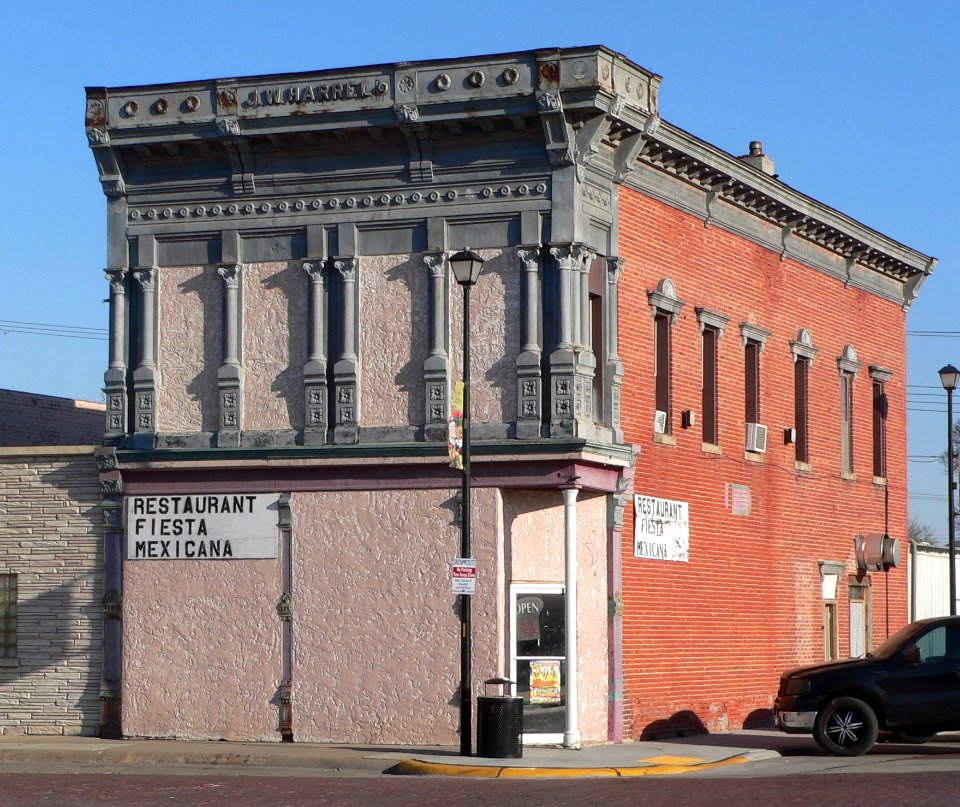 Gibbon, Nebraska, Harrel building from NW 1