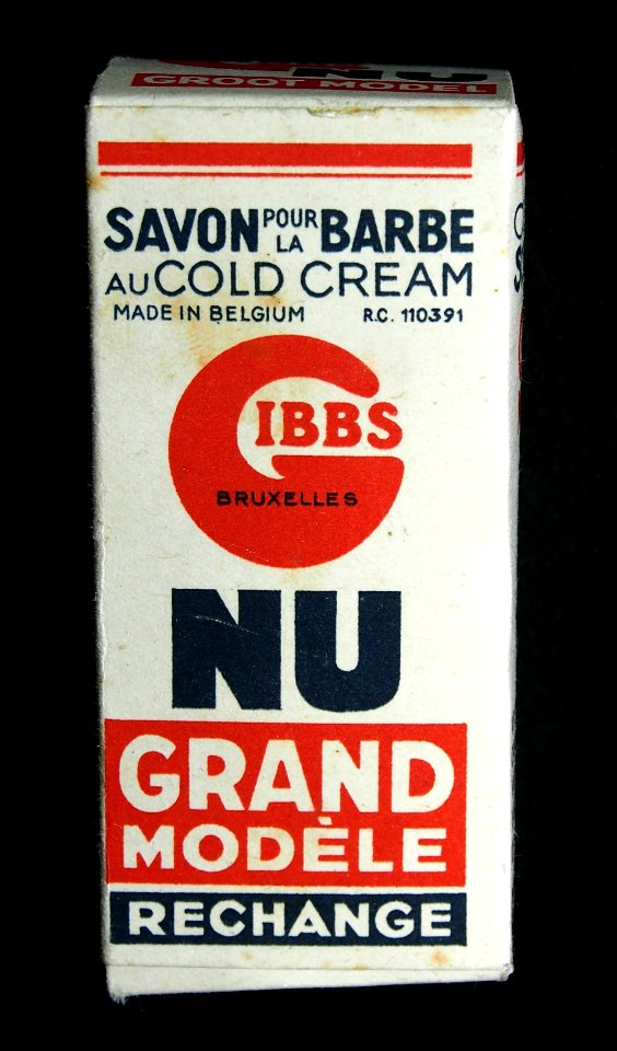 Gibbs Nu scheerzeep, savon pour la barbe, doosje, foto4