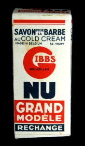 Gibbs Nu scheerzeep, savon pour la barbe, doosje, foto4
