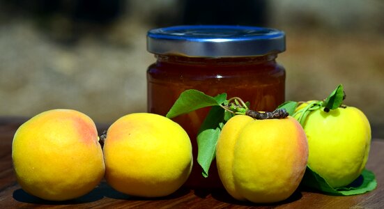 Stone fruit jam fresh
