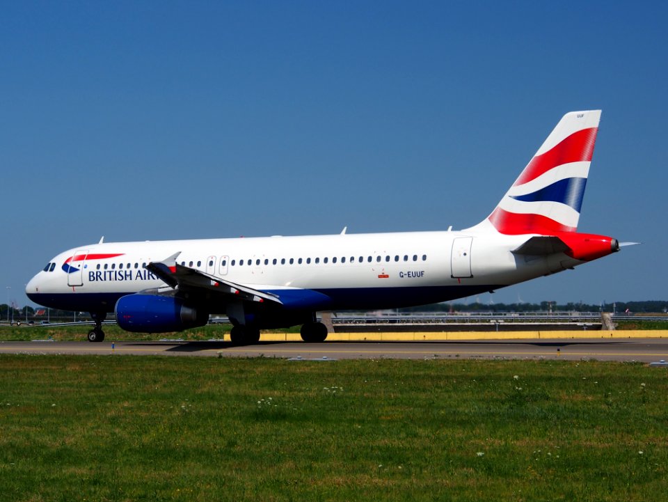 G-EUUF British Airways Airbus A320-232 - cn 1814 taxiing 21july2013 pic-004 photo