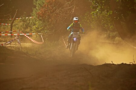 Motorcycle cross motocross ride