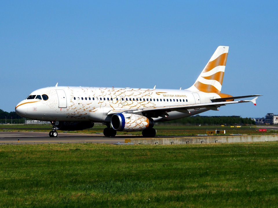 G-EUPG British Airways Airbus A319-131 - cn 1222 taxiing 21july2013 pic-004
