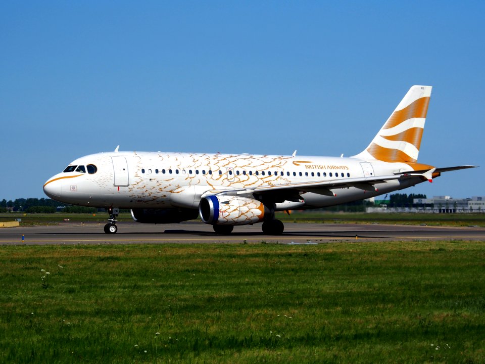 G-EUPG British Airways Airbus A319-131 - cn 1222 taxiing 21july2013 pic-005