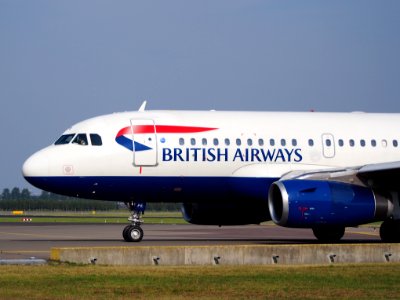 G-EUPE British Airways Airbus A319-131 - cn 1193 taxiing, 25august2013 pic-2