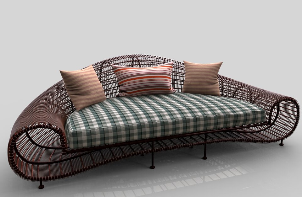 Interior design furnishings living room