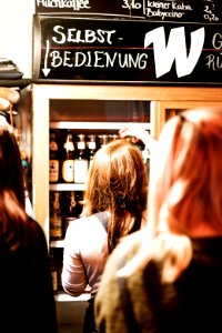 Getränkekühlschrank im Willi in Tübingen 2019
