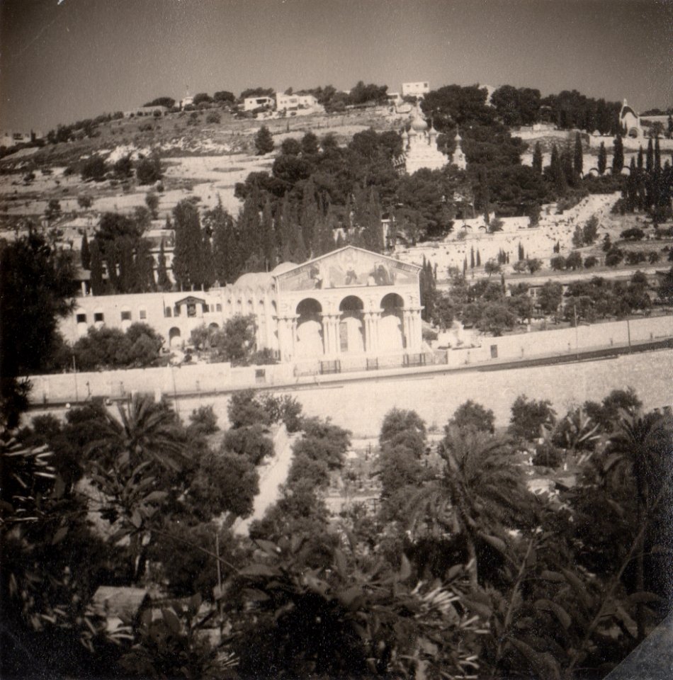 Getsemane mit Kirche der Nationen 1960