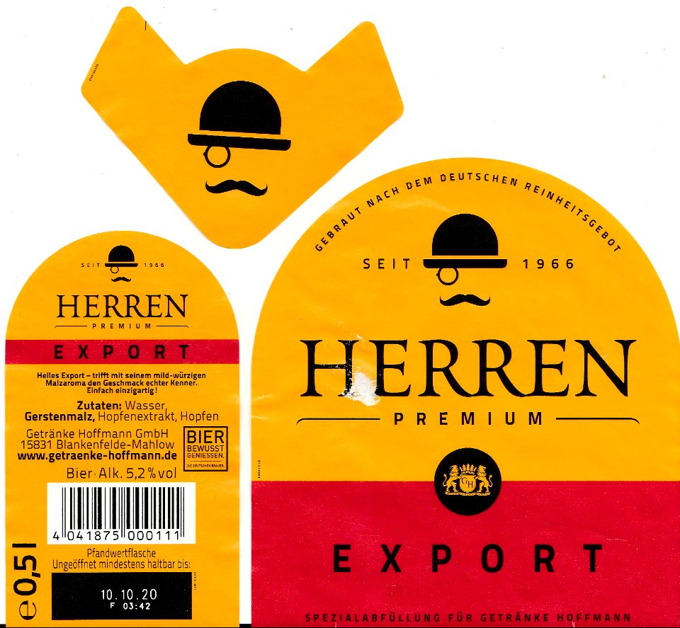 Getränke Hoffmann GmbH - Herren Premium Export