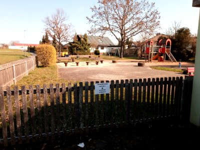 Gesperrter Spielplatz