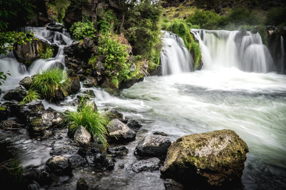 Oregon nature blurred water