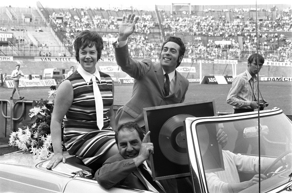 Gert en Hermien Timmerman show in Olympisch Stadion te Amsterdam. Gert en Hermie, Bestanddeelnr 922-4561