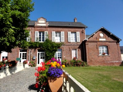 Gerponville (Seine-Mar.) mairie-écoles (01)