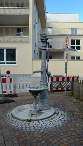 Germersheim, Brunnen Hauptstraße, Am Hintereck (1)