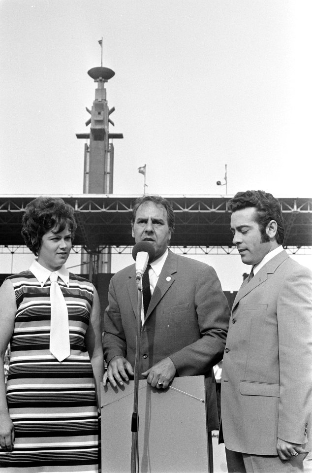 Gert en Hermien Timmerman show in Olympisch Stadion, Amsterdam Gert en Hermien, Bestanddeelnr 922-4565