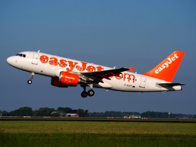 G-EZFP easyJet Airbus A319-111 - cn 4087 takeoff from Schiphol (AMS - EHAM), The Netherlands, 17may2014, pic-2