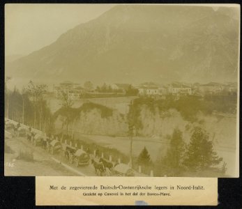 Gezicht op Caneva in het dal der Boven-Piave., Bestanddeelnr 158-1624