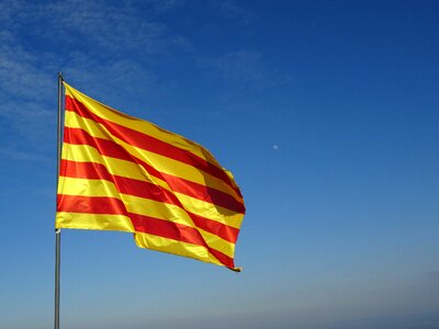 Waving catalonia catalunya