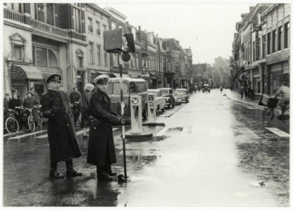 Gezicht in de Grote Houtstraat. NL-HlmNHA 54034087