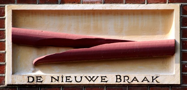 Gevelsteen DE NIEUWE BRAAK Palmgracht 66