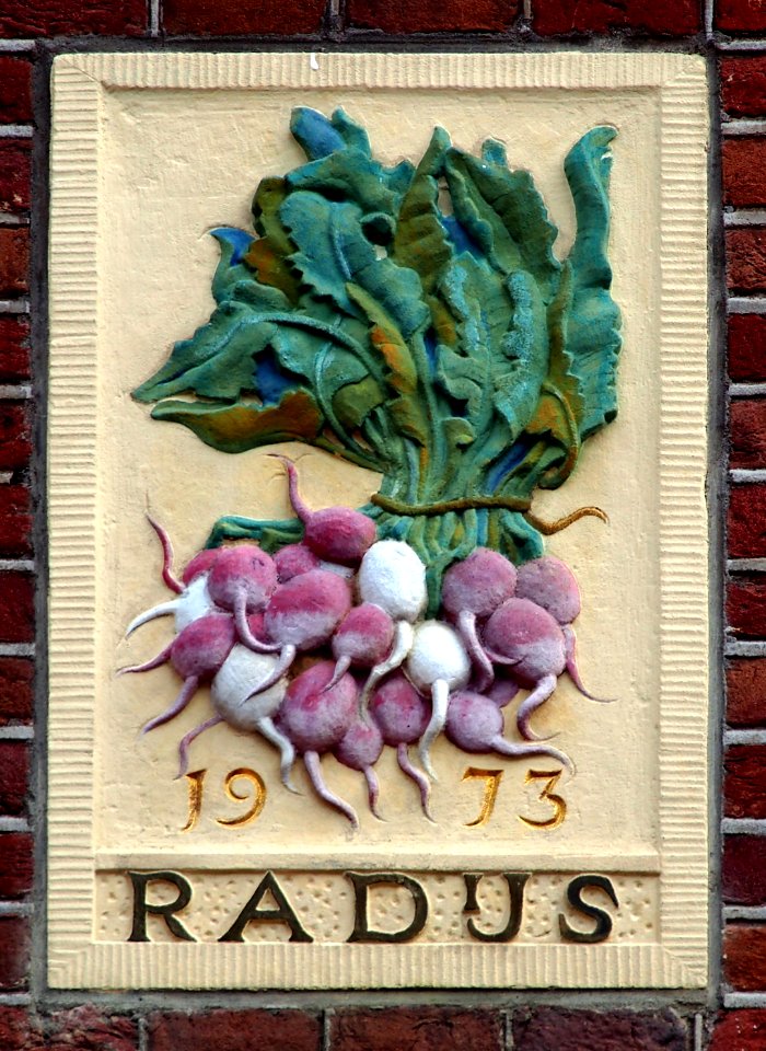Gevelsteen RADIJS Palmgracht 73- 81