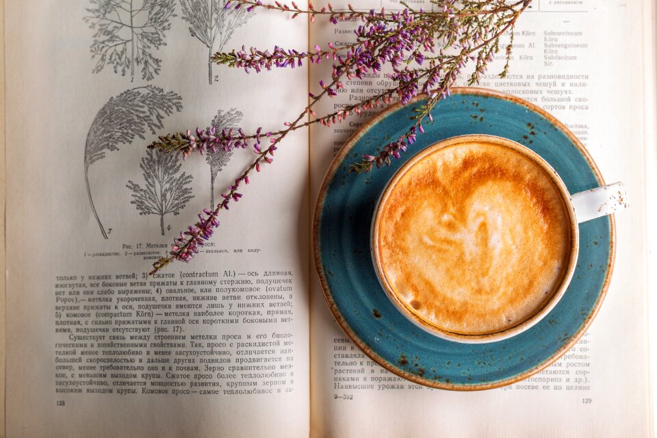 Closeup drink coffee cup