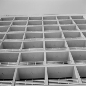 Gevel van een hotel, Bestanddeelnr 255-1701