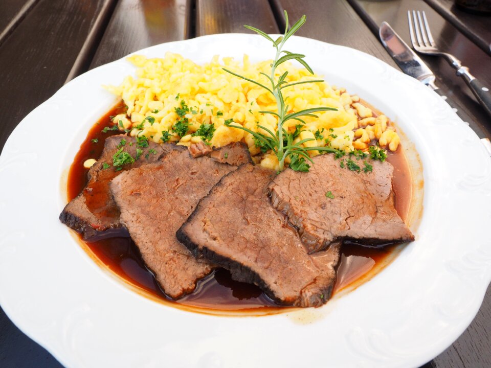 Pot roast braised roast side dishes