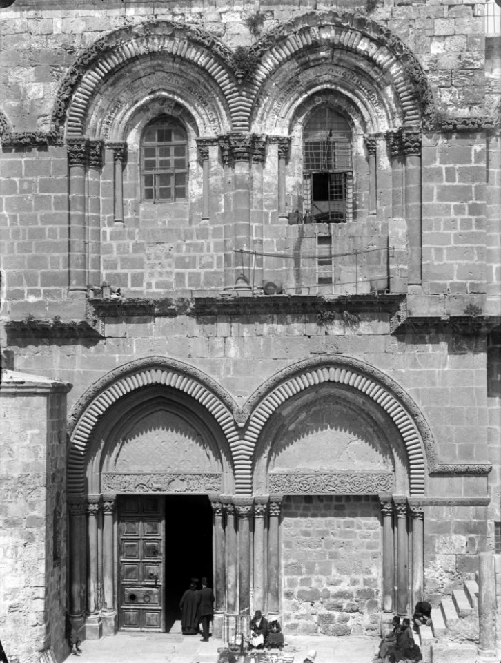Gevels, kerken, heilige grafkerk, Jordanië, Bestanddeelnr 254-6117