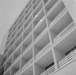 Gevel van een hotel, Bestanddeelnr 255-1700