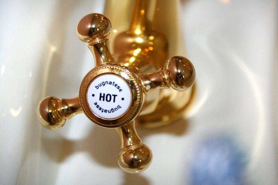 Hot water connection nostalgia vintage