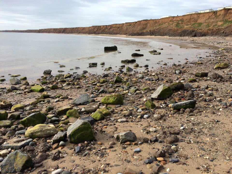 Hornsea beach coastline
