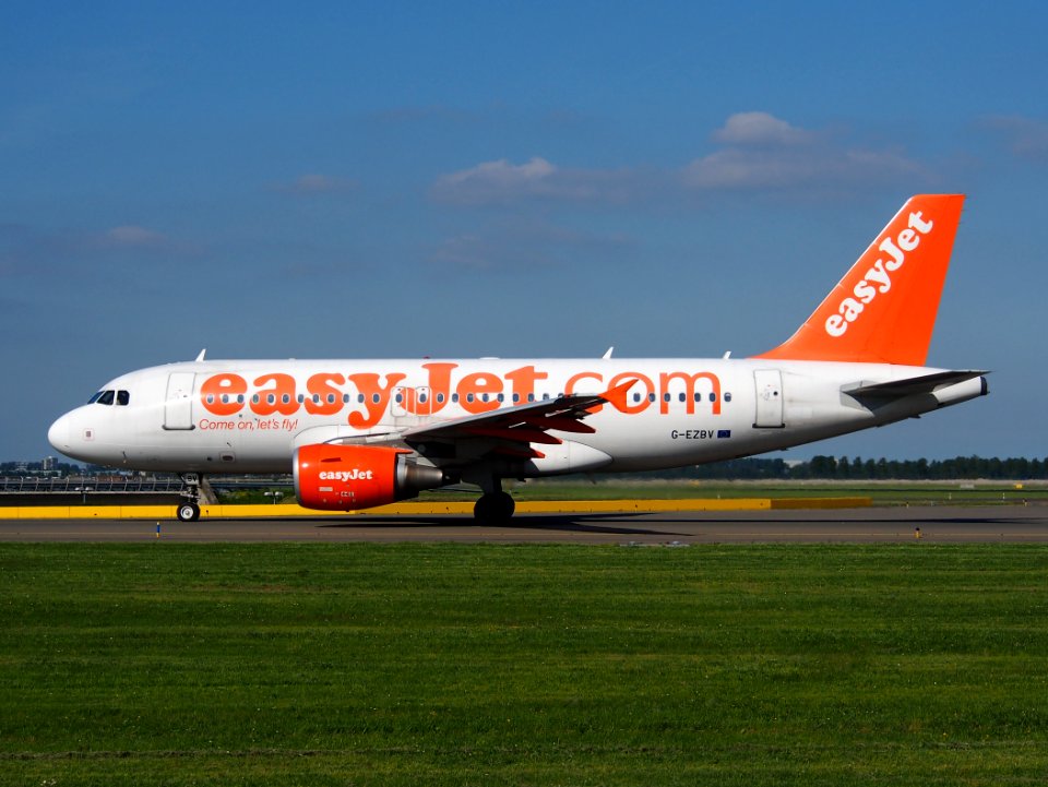 G-EZBV easyJet Airbus A319-111 - cn 3122 takeoff from Schiphol (AMS - EHAM), The Netherlands, 16may2014, pic-3