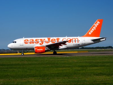 G-EZDM easyJet Airbus A319-111 - cn 3571 taxiing at Schiphol (AMS - EHAM), The Netherlands, 18may2014, pic-1