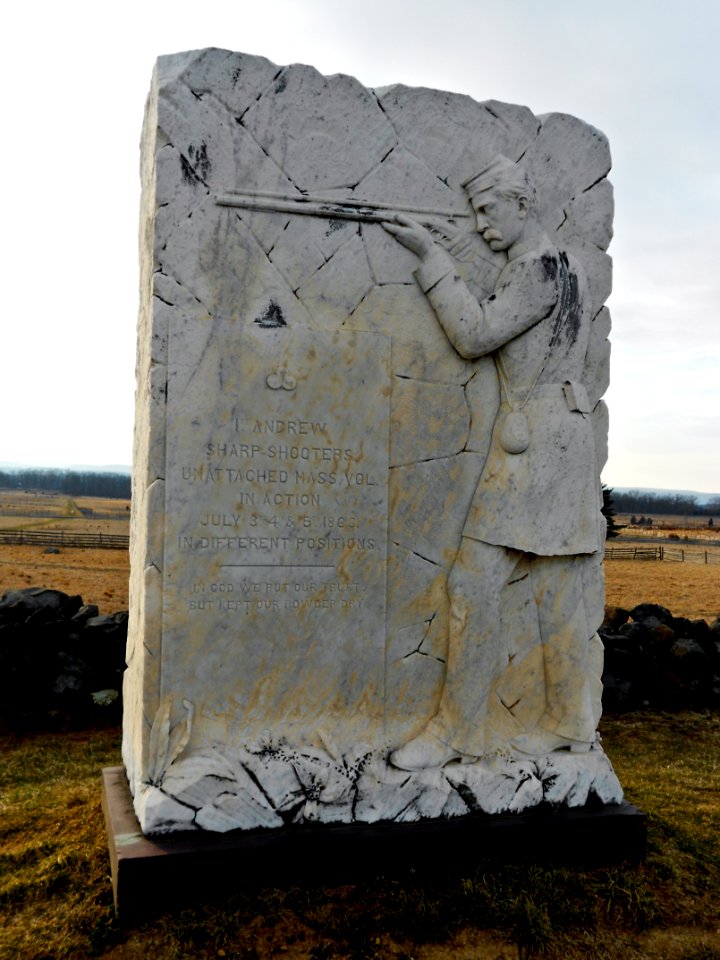 Gettysburg mon Andrew Sharp Shooters