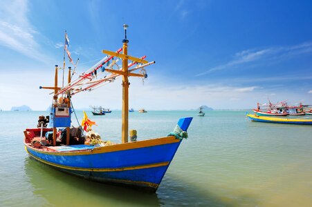 The obvious destination of several tropical seas green white