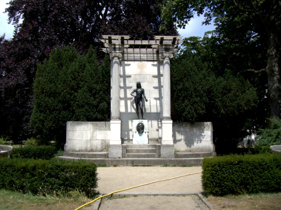 Goethe-Denkmal, Herrengarten, Darmstadt, Denkmal