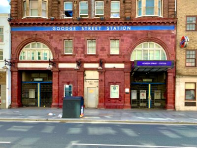 Goodge Street Station 2020 front photo