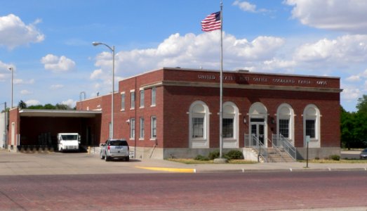 Goodland, Kansas post office from SW 1