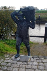 Goeree kunstwerk visserman
