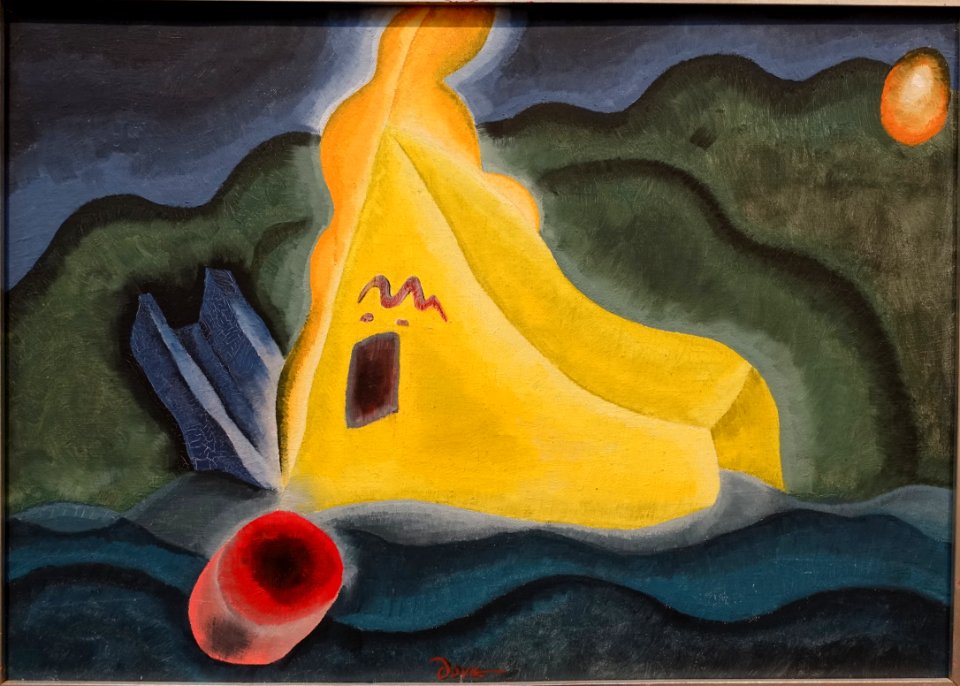Good Breeze by Arthur Garfield Dove, 1931, oil on canvas - Blanton Museum of Art - Austin, Texas - DSC08171