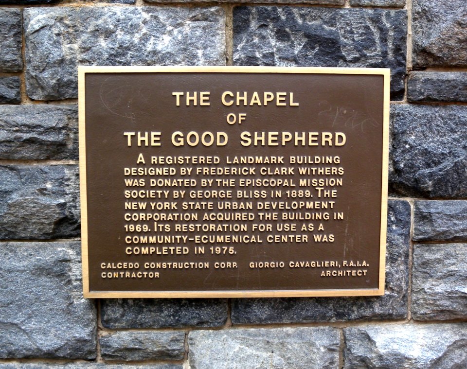 Good Shepherd RI plaque jeh