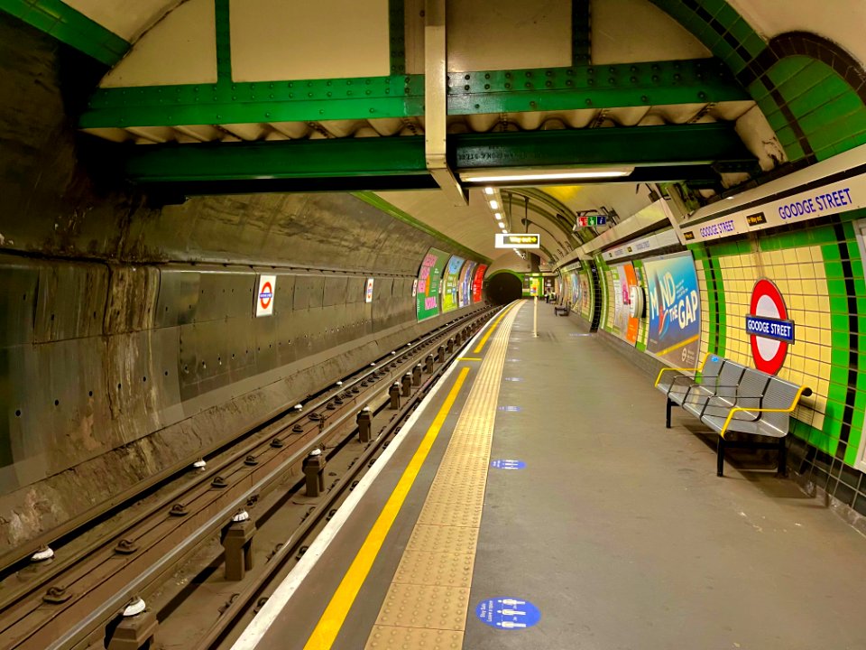 Goodge Street Northbound platform