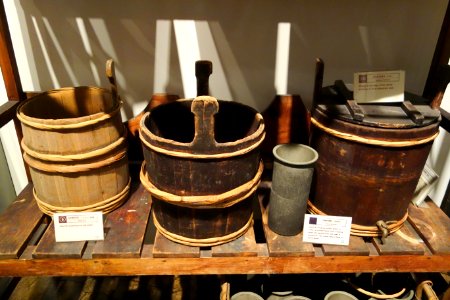 Gonburi, onbinki, and hanyaku - Takara Sake Museum - Berkeley, CA - DSC04631