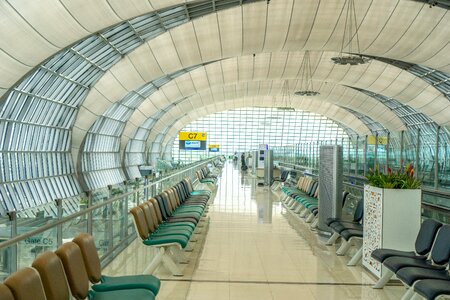 Suvarnabhumi airport thailand terminal photo