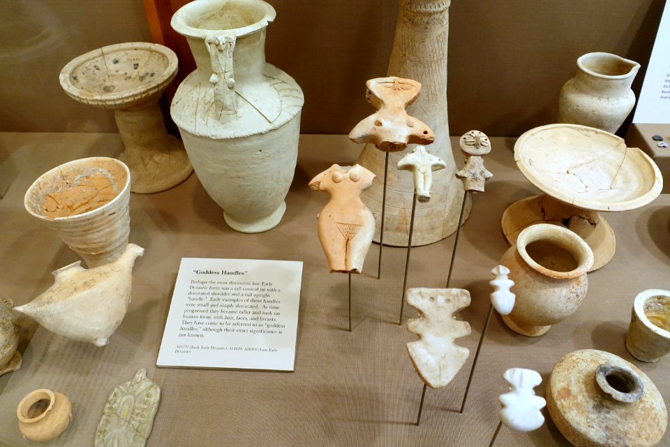 Goddess Handles display - Oriental Institute Museum, University of Chicago - DSC06965