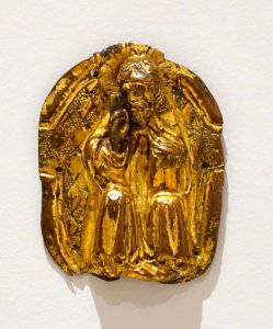 God the Father, artist unknown, Germany, c. 1325-1350, gilded copper - Busch-Reisinger Museum, Harvard University - DSC00986
