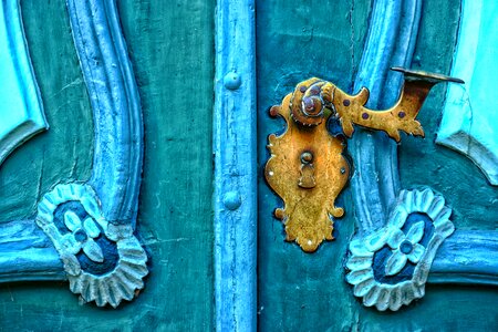 Romantic building door handle