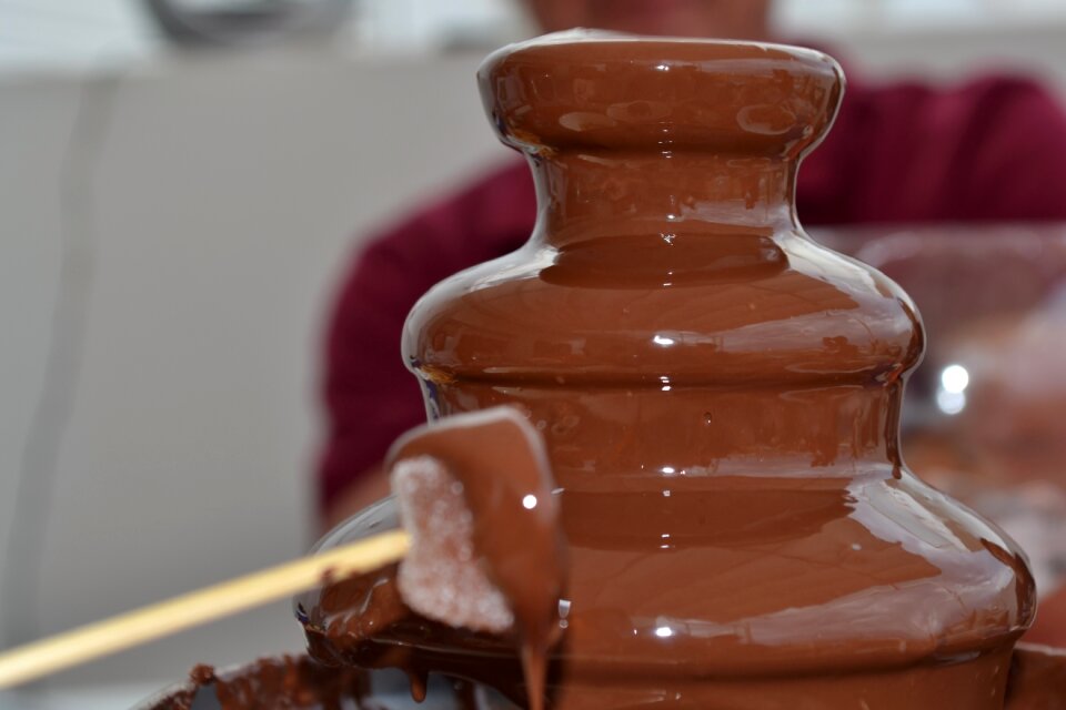 Sweet chocolate liquid