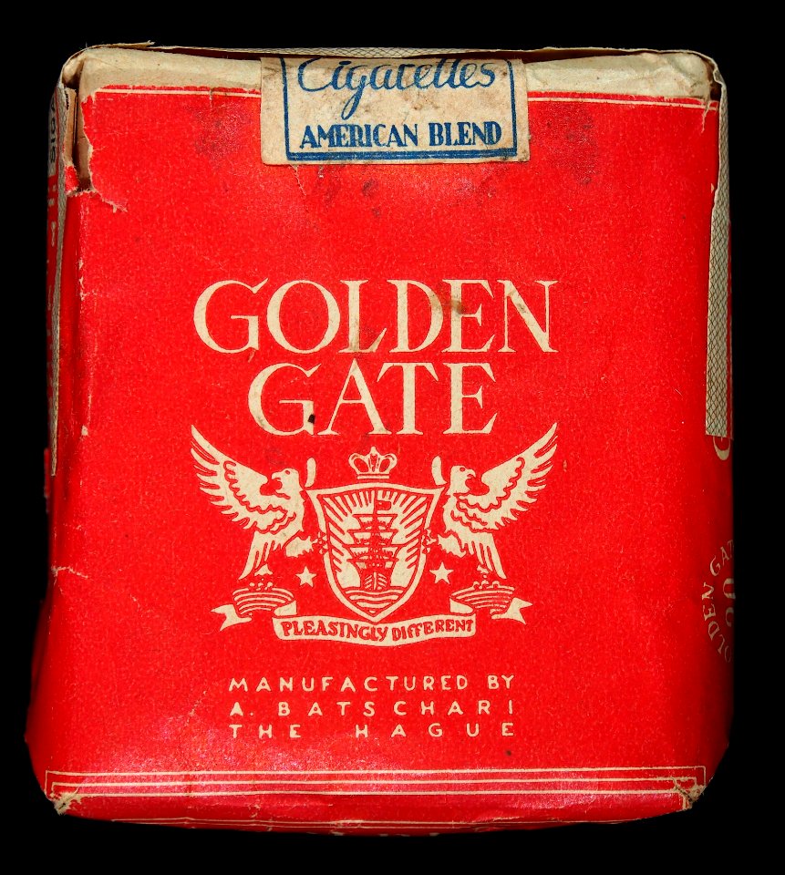 Golden Gate cigarettes pack, front